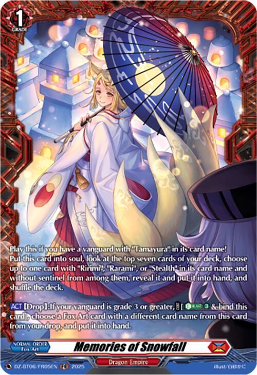 Memories of Snowfall - DZ-BT06/FR05EN - FR